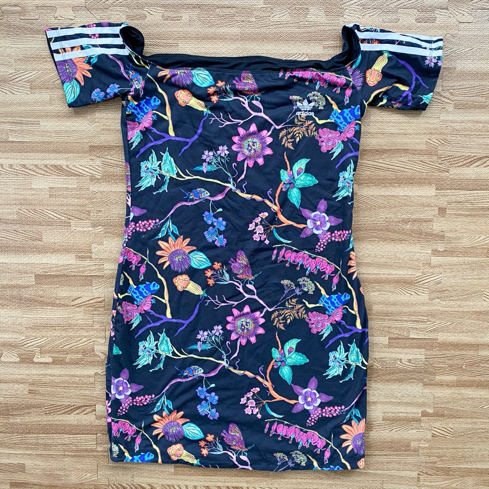Adidas reversible bodycon dress